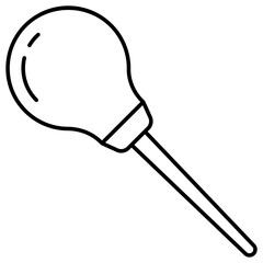 A perfect design icon of pushpin 