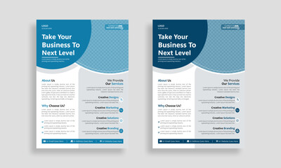 Business Flyer Design Template, Brochure Design, Annual Report, A4 Flyer Template, Modern Template, Corporate Flyer Layout, Poster, Vector, Leaflet Presentation, Creative Flyer Layout