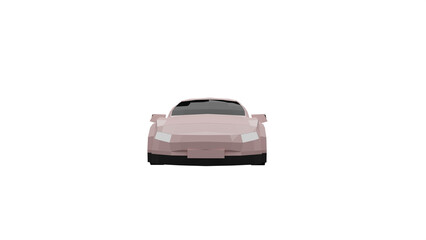 3d rendered illustration of a car