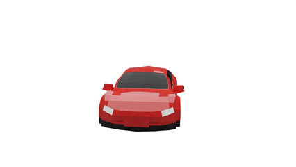 3d rendered illustration of a car
