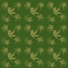 Abstract cannabis leaf design background image.