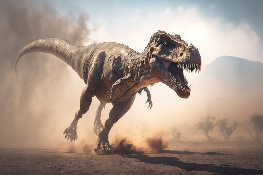 791 T Rex Running Images, Stock Photos, 3D objects, & Vectors