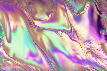 Abstract sequins, closeup, holographic foil and glitter, photorealism, extreme closeup. Aspect ratio 3:2 Generative AI.