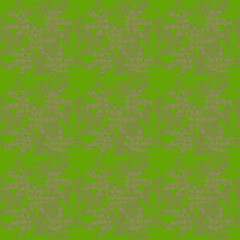 Abstract cannabis leaf design background image.