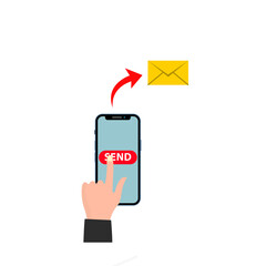 File transfer from phone Folder with data in cellphone. Send, backup, copy, share document
