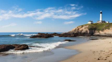 Fototapeta premium lighthouse on the coast