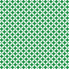 花七宝模様　緑　M