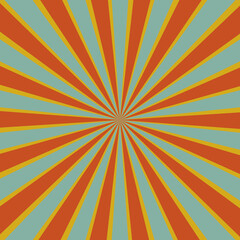 Obraz premium Retro Sunburst Background