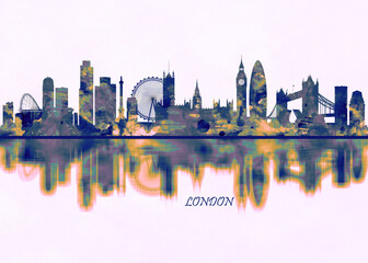 Naklejka premium London Skyline