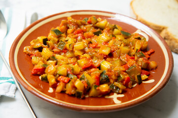 Manchego Pisto, also known simply as ratatouille, is a traditional dish from La Mancha that...