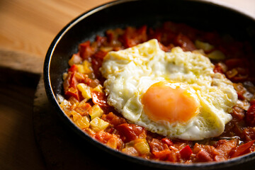 Manchego Pisto, also known simply as ratatouille, is a traditional dish from La Mancha that consists of a fry of various vegetables and egg