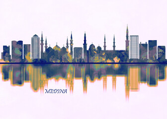 Fototapeta na wymiar Medina Skyline