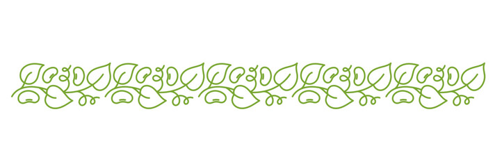 Soy bean plant pattern ornament. Flourish background design element. Editable outline stroke. Vector line.