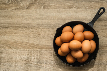 スキレットに乗せたたまご