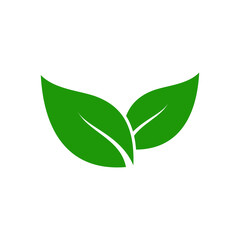 natural leaf vector logo