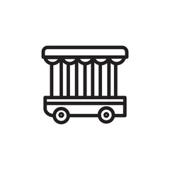 Art Cage Circus Outline Icon