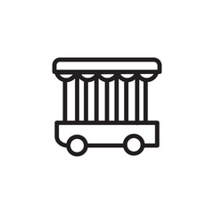 Art Cage Circus Outline Icon