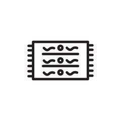 Mats Rug Carpet Outline Icon