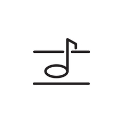 Music Musical Note Outline Icon