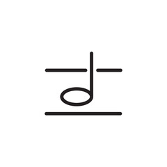 Music Musical Note Outline Icon