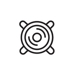 Speaker Sound Bass Outline Icon
