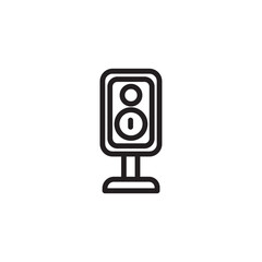 Speaker Sound Bass Outline Icon