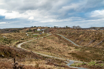 The sights from the new viewpoint at Bonny Glen by Portnoo in County Donegal - Ireland
