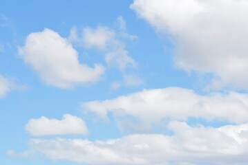 Blue sky and clouds background