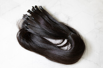 ヘアドネーション用の髪の毛