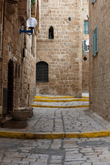 Street in Old Jaffa, Israel