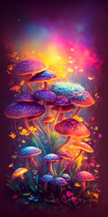 MULTICOLOR MUSHROOMS