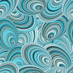 Fototapeta na wymiar Bright abstract patterns. Molluscs and shellfish. Colorful, bright background texture.