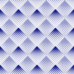 Halftone background seamless pattern- illustration. A smooth transition of color. Dots ornament texture. - 592891254