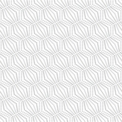 seamless monochrome pattern geometric  with circles -  illustration