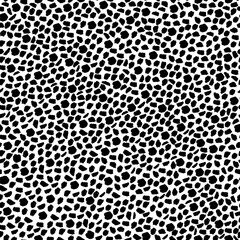 Seamless pattern of black dots illustration