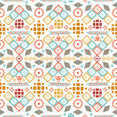 ethnic seamless Ornament of ancient peoples, tribes, tribal style. illustration.