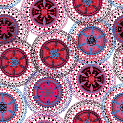 Boho seamless pattern tribal Navajo. Ethnic hipster backdrop. Aztec geometric print. 