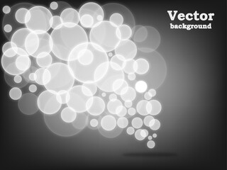 Lens flare vector background