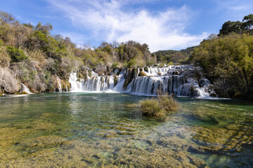Skradinski Buk waterfall in the Krka National Park, Croatia