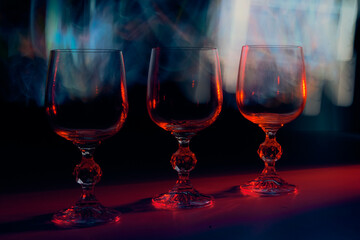 3 glasses of red wine