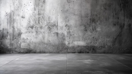 Texture of old gray concrete wall for background. Generative AI