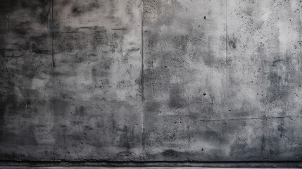 Texture of old gray concrete wall for background. Generative AI