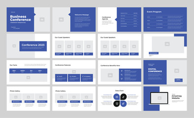 Business Conference Presentation Design. Conference PowerPoint Presentation Template 