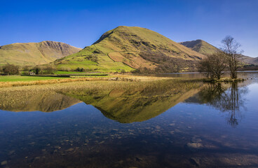 Brothers Water in the Englash Lake District on a sunny afternoon