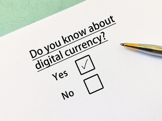 Questionnaire about banking