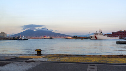 Le Vésuve à Naples