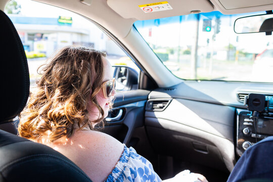 Person with a disability travelling in a car NDIS Provider helping with access to community