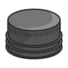 Cap bottle vector icon.Color vector icon isolated on white background cap bottle.