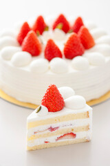 イチゴのショートケーキ