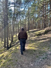 Obraz premium walking in the woods